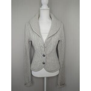 Free People gray preppy Y2k button down sweater vest